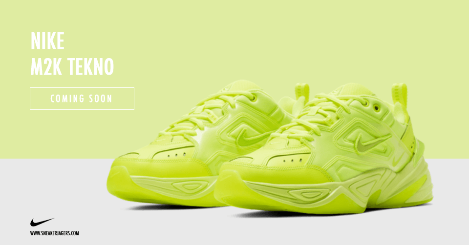 Nike M2K Tekno krijgt een opvallende &#8216;Volt&#8217; colorway