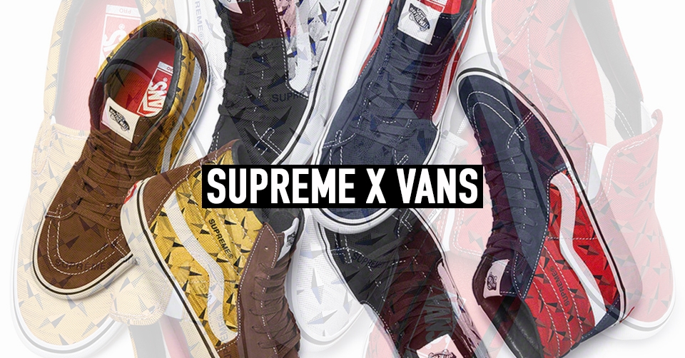 Supreme x Vans collectie // Release info