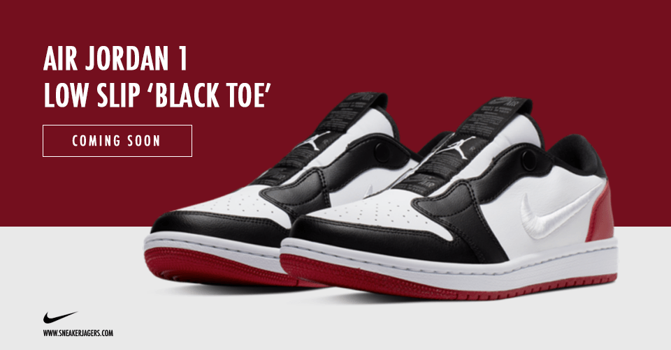 Air Jordan 1 Low Slip krijgt de &#8216;Black Toe&#8217; colorway