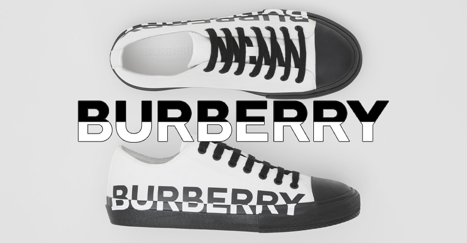 Burberry released 'Logo Print' sneaker