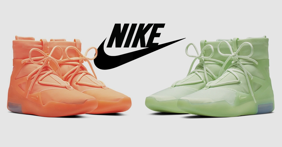 Nike Air Fear of God 1 komt in 2 nieuwe colorways