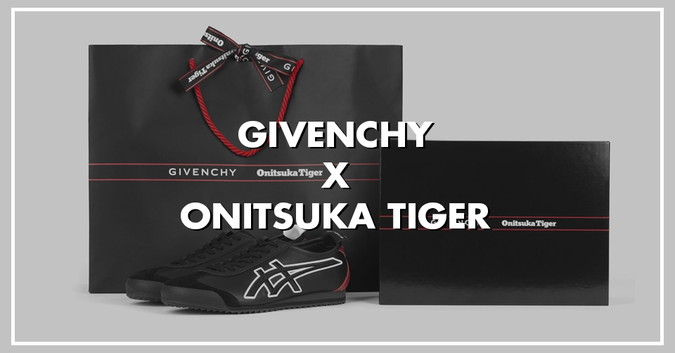 Givenchy onthult samenwerking met Onitsuka Tiger