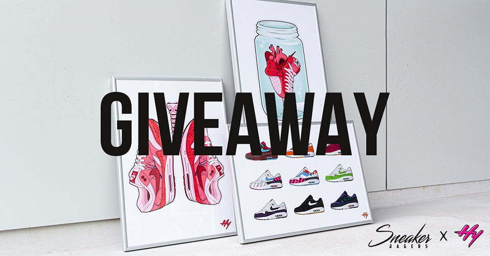 Giveaway! Win sneaker art van Hyprints