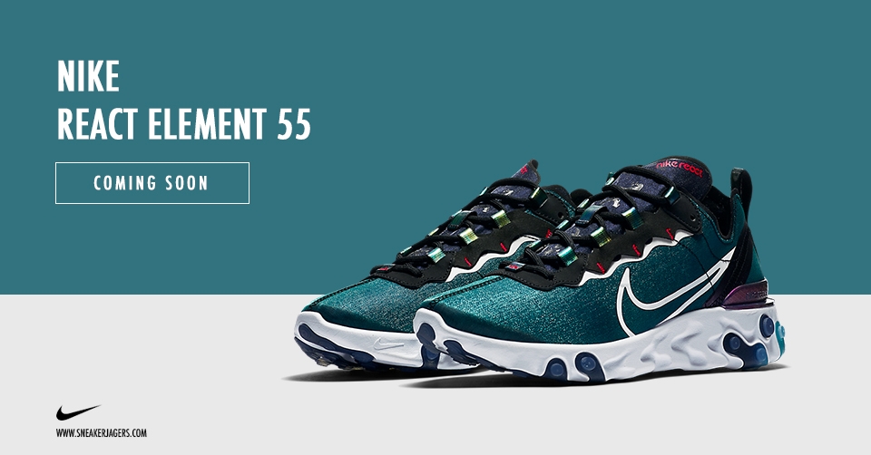 De Nike React Element 55 &#8216;Magpie&#8217; is geïnspireerd op een ekster