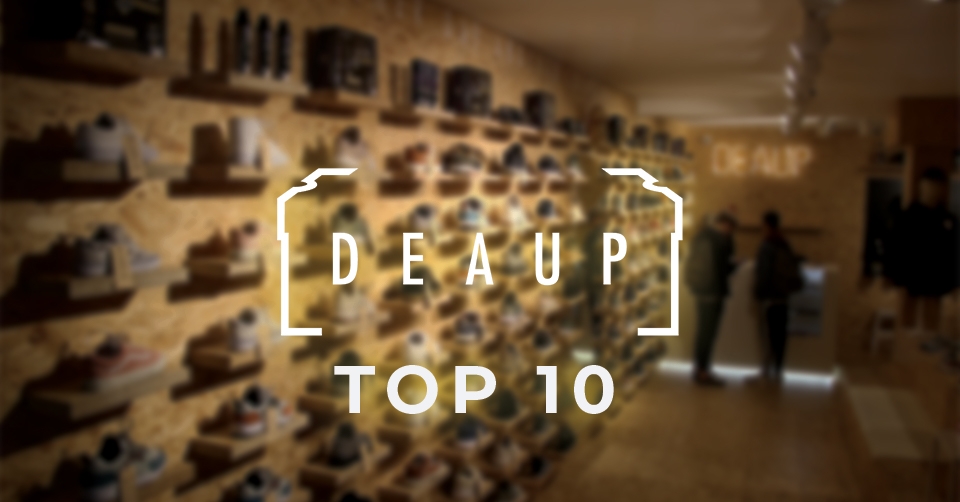 Top 10 van mooiste sneakers bij DEAUP