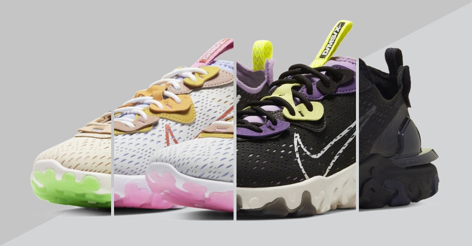 Er zijn weer vier colorway van de Nike D/MS/X React Vision