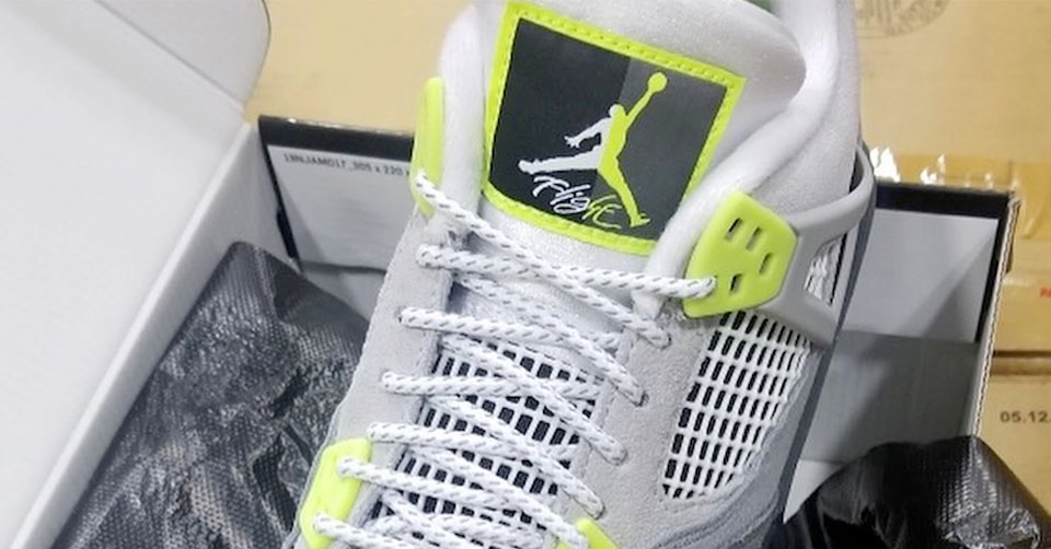 De Air Jordan 4 en de Nike Air Max 95 &#8216;Neon&#8217; worden gecombineerd tot een sneaker