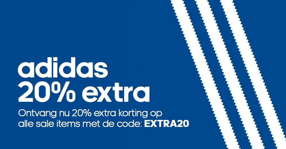 Krijg nu 20% EXTRA korting op de End of the Season Sale bij adidas!
