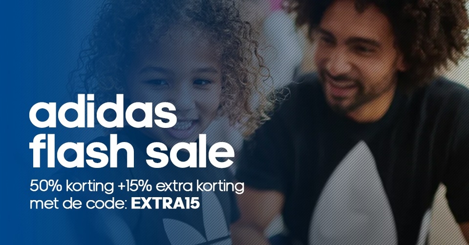 Extra korting bovenop de sale voor kids bij adidas!