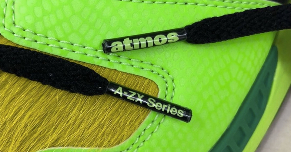 atmos x adidas hebben hun creativiteit losgelaten om het ZX8000 model