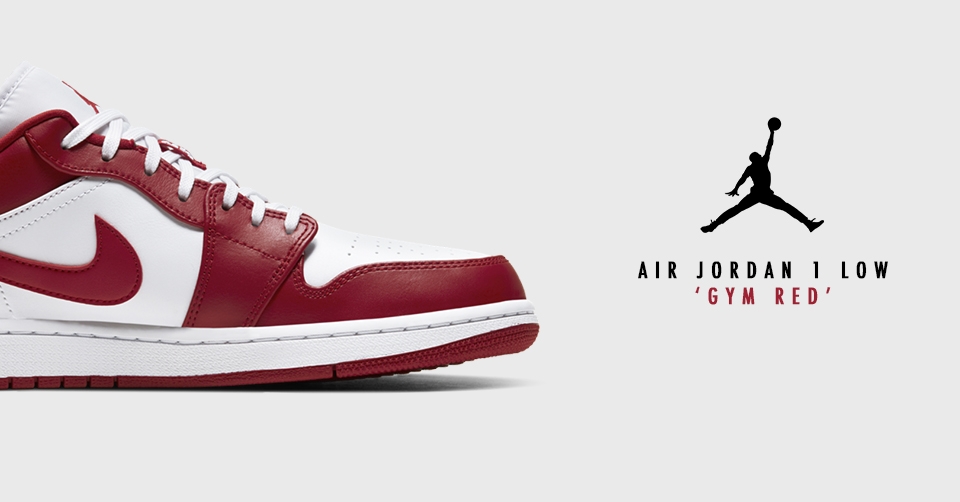 De Air Jordan 1 Low krijgt een &#8216;Gym Red&#8217; colorway