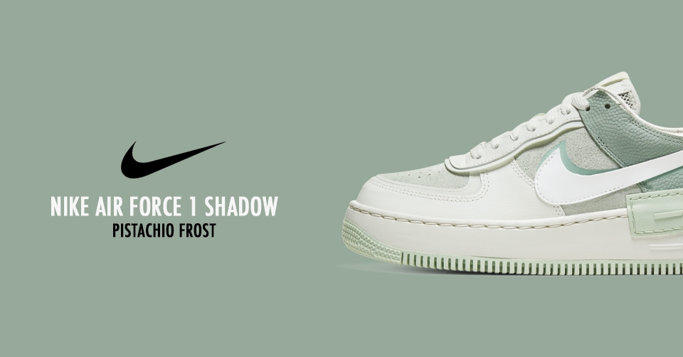 De Nike Air Force 1 Shadow &#8216;Pistachio Frost&#8217; komt eraan