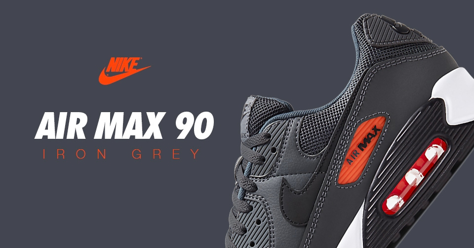 De Nike Air Max 90 &#8216;Iron Grey&#8217; is nu verkrijgbaar