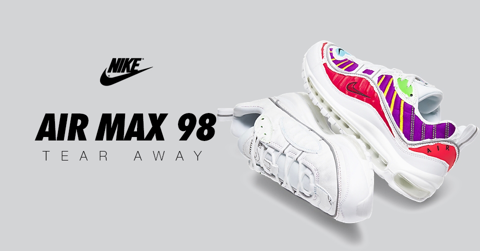 Nike Air Max 98 ‘Tear Away’ verschijnt in twee colorways