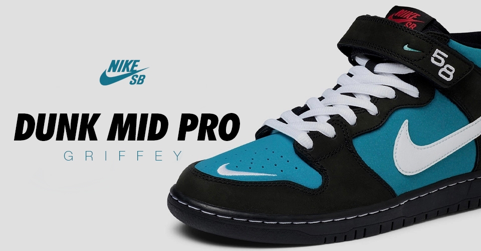 De Nike SB Dunk Mid Pro &#8216;Griffey&#8217; heeft een releasedatum gekregen