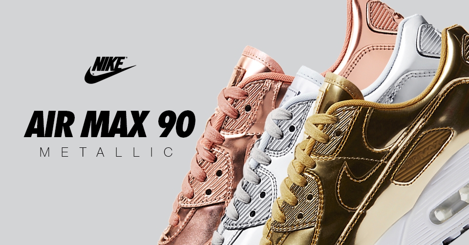 Release reminder: Het Nike Air Max 90 Metal Pack verschijnt deze week