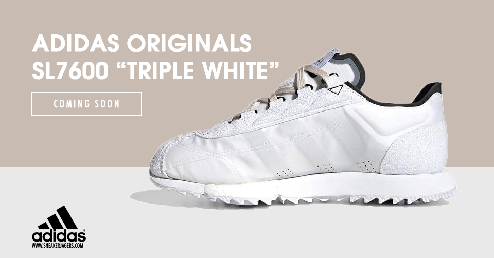 adidas Originals SL7600 is terug met de  &#8220;Triple White&#8221;