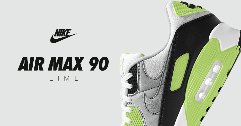 De Nike Air Max 90 Re-Craft krijgt een zomerse &#8216;Lime&#8217; colorway