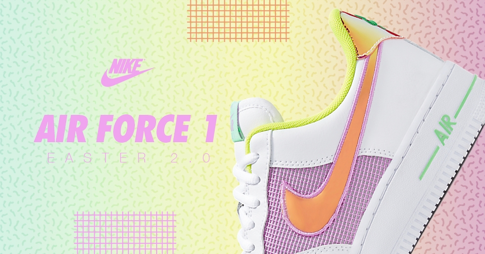 Nike zet het &#8216;EASTER&#8217; thema voort met nog een colorway op de Air Force 1