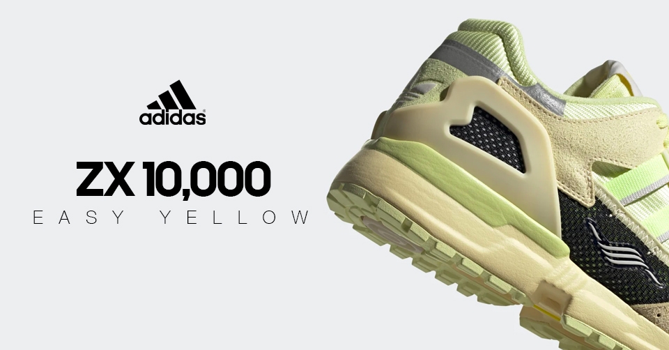 De adidas ZX10.000 C &#8216;Easy Yellow&#8217; is vanaf nu verkrijgbaar