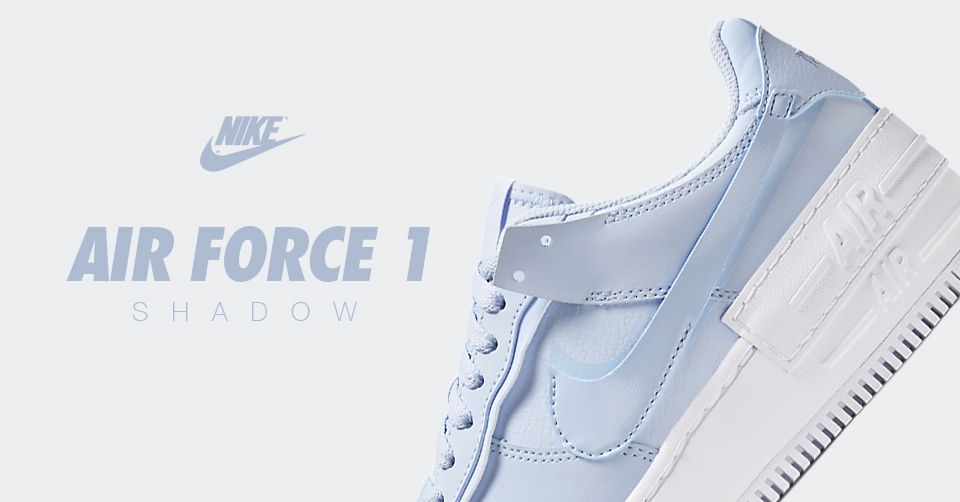 Nu verkrijgbaar: De Nike Air Force 1 Shadow &#8216;Hydrogen Blue&#8217;