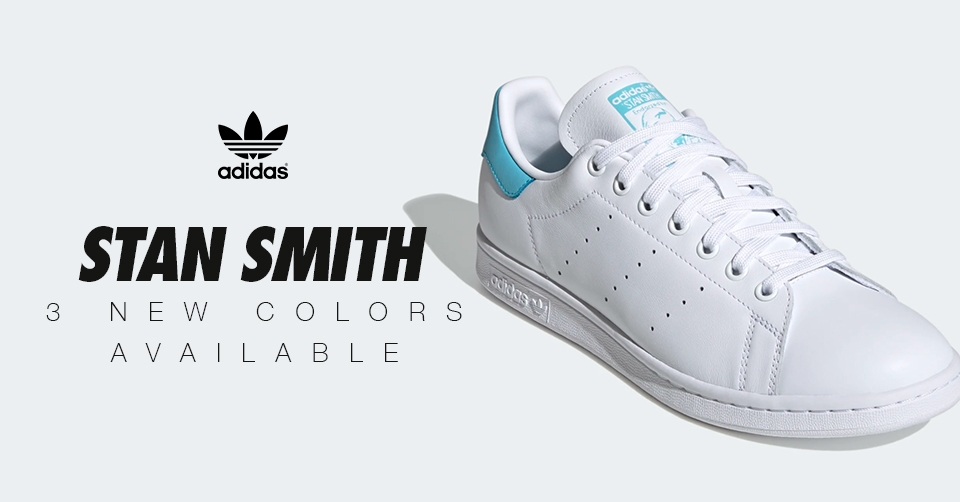 Er zijn nu drie nieuwe colorways verkrijgbaar op de adidas Stan Smith