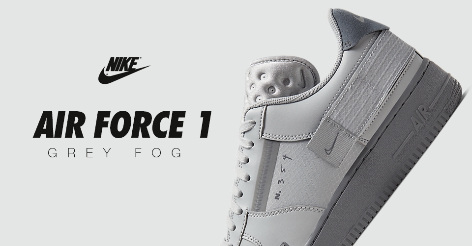De Nike Air Force 1 krijgt een &#8216;Grey Fog&#8217; colorway