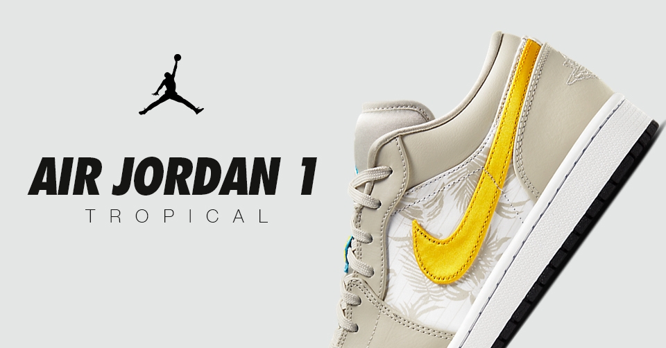 De Air Jordan 1 Low &#8216;Tropical&#8217; dropt vrijdag 1 mei