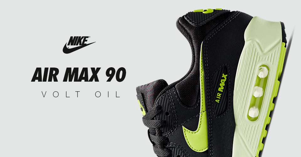 Nu verkrijgbaar: De Nike Air Max 90 &#8216;Volt Oil&#8217;