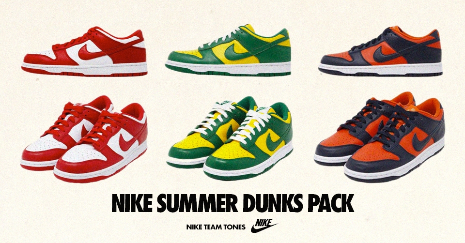 Vier de zomer met het nieuwe Nike Summers Dunk pack