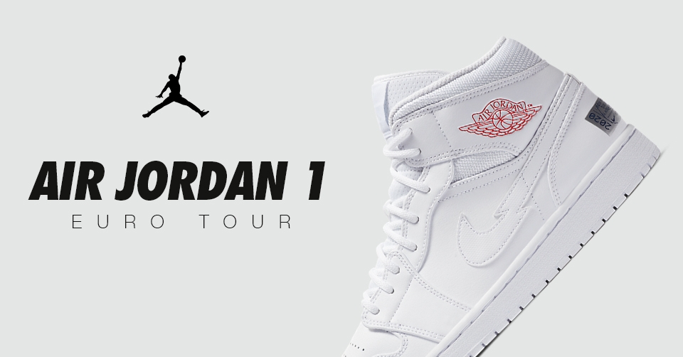Het Jordan Brand komt binnenkort met de Air Jordan 1 Mid &#8216;Euro Tour&#8217;