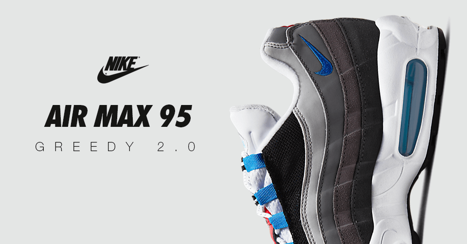 Nike brengt 'Greedy 2.0' op Air Max 95 terug op 1 juni