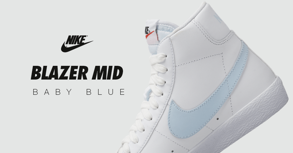 Nike Blazer Mid komt in een mooie &#8216;Baby Blue&#8217; colorway