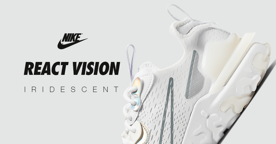 Nike dropt binnenkort een &#8216;Iridescent&#8217; colorway op de React Vision