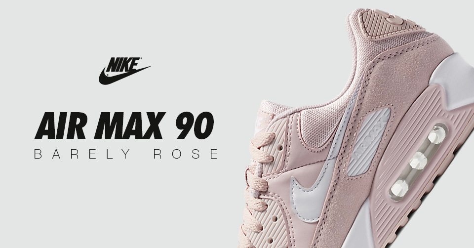 De Nike Air Max 90 &#8216;Barely Rose&#8217; released speciaal voor vrouwen