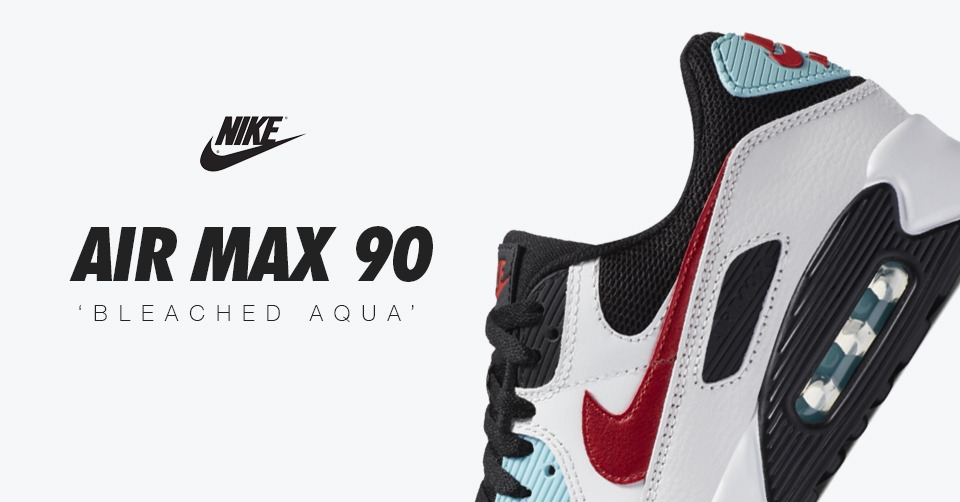 De Nike Air Max 90 &#8216;Bleached Aqua&#8217; is nu verkrijgbaar