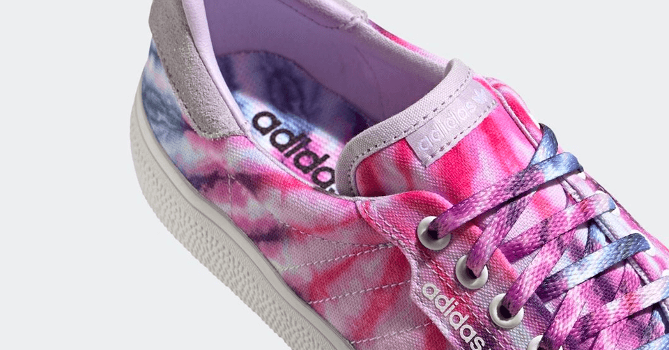 adidas volgt de hype met 3MC Tie Dye in 'Purple Tint'