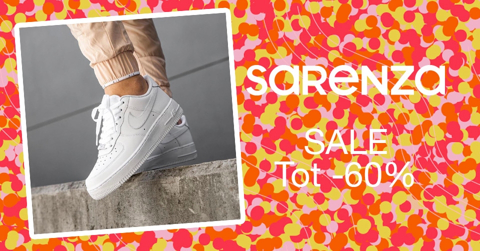 Scoor nu je sneakers tot wel 60% korting bij de Sarenza sale!