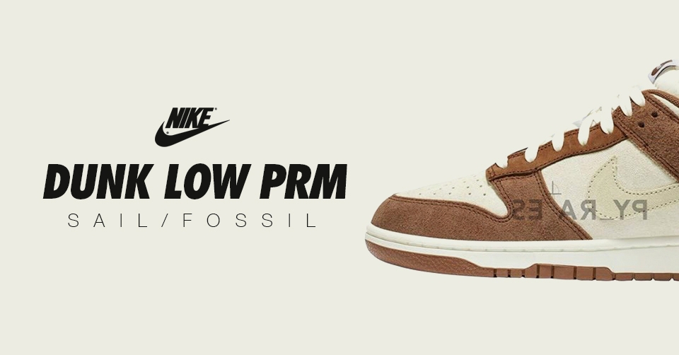 De Nike Dunk Low PRM &#8216;Sail/Fossil&#8217; komt in 2021
