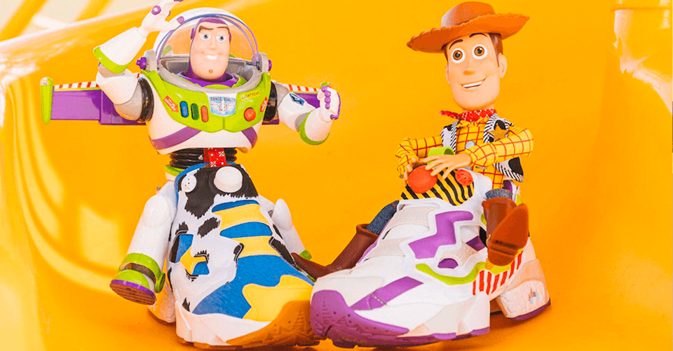 Reebok Instapump Fury en Bait gaan samenwerking aan met Toy Story