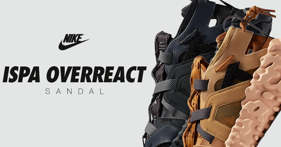 De Nike ISPA OverReact Sandal komt uit op 31 juli