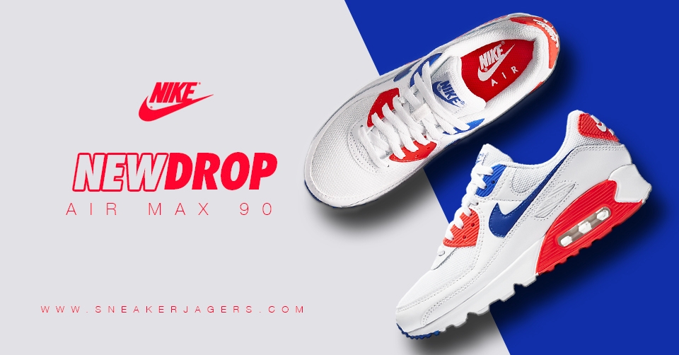 De Nike WMNS Air Max 90 &#8216;Ultramarine&#8217; is gedropt