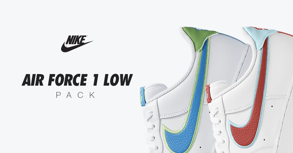 Nike brengt binnenkort een nieuw pack van de iconische Air Force 1 Low