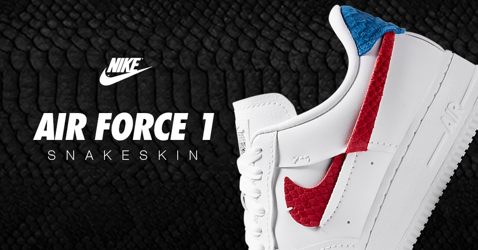 Een nieuwe 'Snakeskin' colorway voor de Nike Air Force 1 LXX