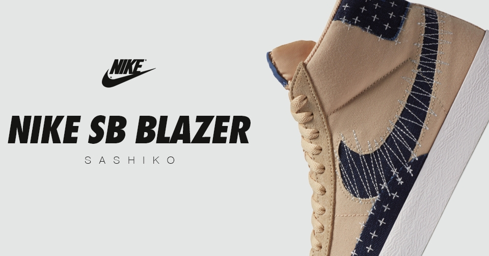 De Nike SB Zoom Blazer Mid &#8216;Sashiko&#8217; komt uit op 1 september
