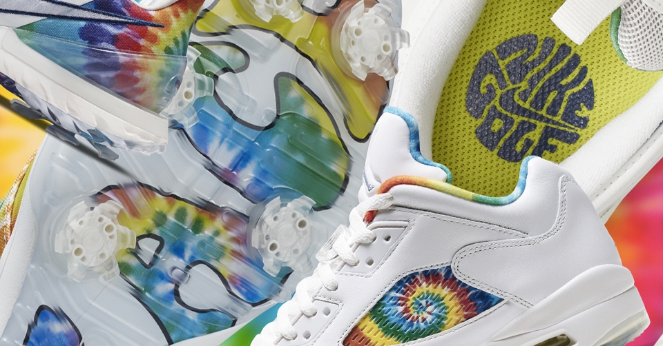Nike's 'Peace, Love, And Golf' tie-dye collectie is zojuist gedropt