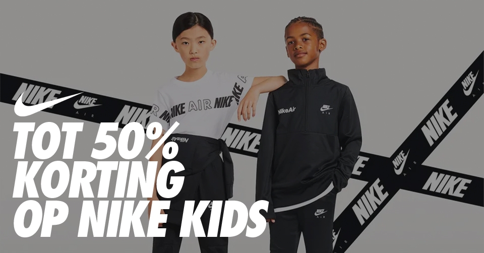 Yes! Tot 50% korting op Nike Kids, hier onze favoriete.