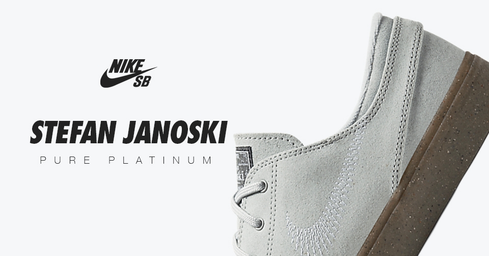 De raffle voor de Nike SB Zoom Stefan Janoski Flyleather 'Pure Platinum' is nu open