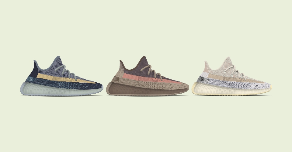 Deze drie adidas Yeezy Boost 350 V2 colorways droppen in 2021