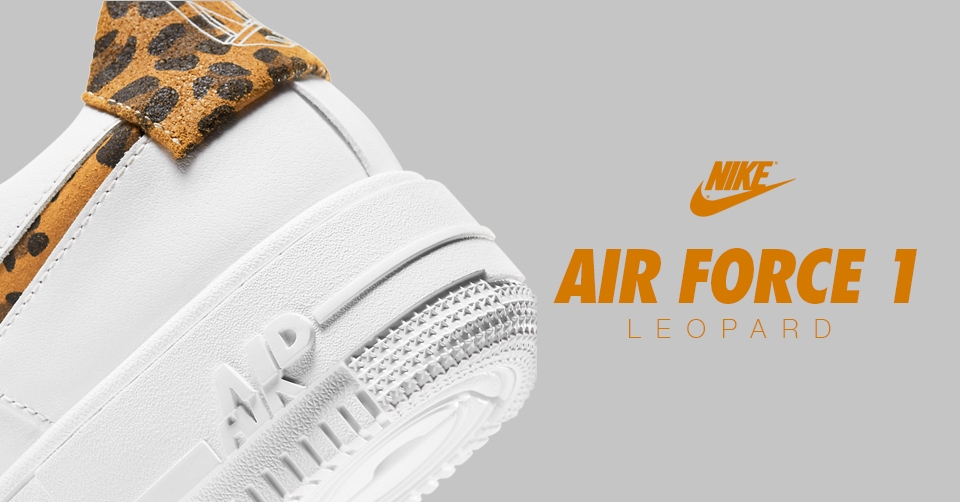 Leopard print voor de Nike Air Force 1 Pixel